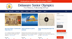 Desktop Screenshot of delawareseniorolympics.org